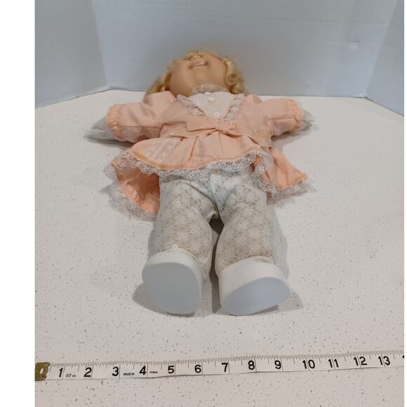 Vintage Cabbage Patch Kids Cornsilk Kids Blonde Hair Blue Eyes - Picture 10 of 10